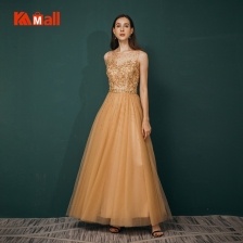 golden evening dress, sexy evening dress, lace evening dress, sequins dress, mesh fabric evening dress